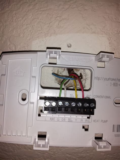 Honeywell 4 Wire Thermostat Wiring Color Code