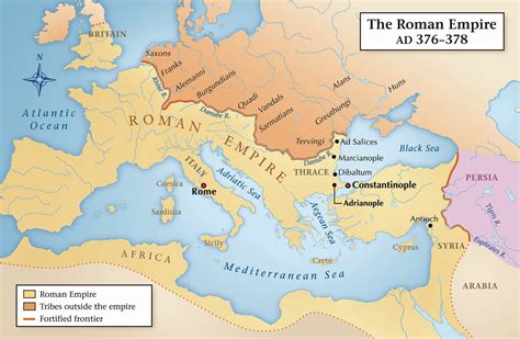 roman-empire-376-ad-map | HistoryNet