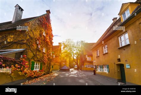 Fuggerei, Augsburg, Bavaria, Germany Stock Photo - Alamy