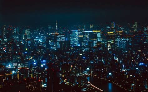 Download wallpapers Tokyo, 4k, nightscapes, city lights, metropolis ...