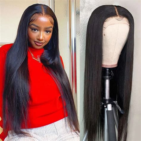 Straight Lace Front Wig 13x6 Hd Lace Front Wig Transparent Lace Frontal ...