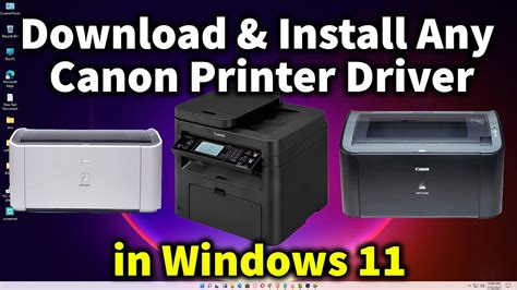 How to Download & Install All Canon Printer Driver in Windows 11 - YouTube