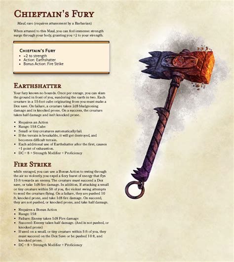 Dnd Maul 5E Get an overview of damage types and see examples for each here