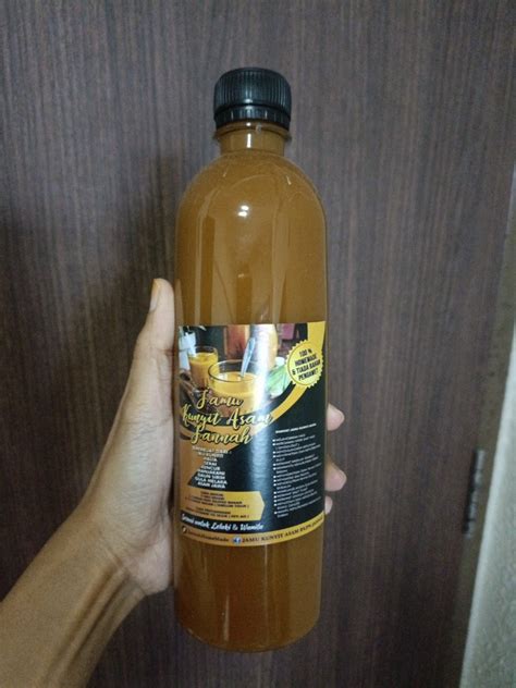 Jamu kunyit asam jawa- homemade, Food & Drinks, Fresh Produce on Carousell