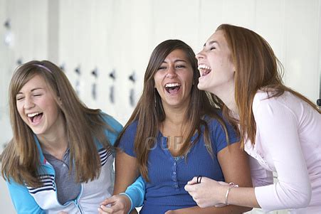 Three school girls laughing - Teaching English with Oxford