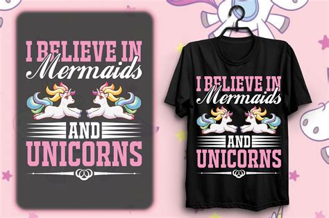 I Believe in Mermaids and Unicorns Graphic by beautycrafts360 ...