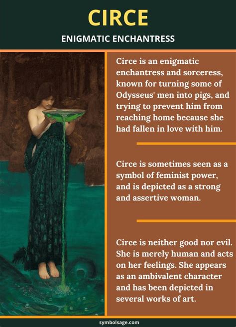 Circe - Greek Mythology | Greek mythology stories, Greek myths, Greek ...