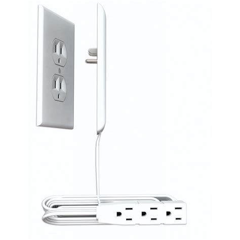 Sleek Socket 9-M-OVSZ-W Ultra-Thin Electrical Oversized Outlet Cover ...