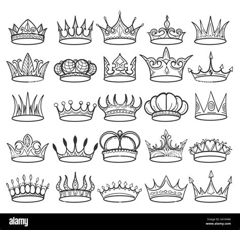 Crown icon royal king queen Cut Out Stock Images & Pictures - Alamy