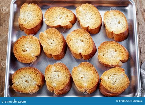 Toasted Bread Slices Stock Photo - Image: 57366775