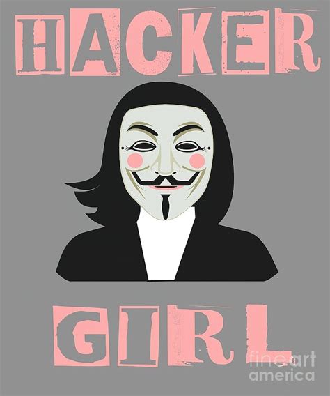 Anonymous Mask Hacker Girl Project Zorgo Game Painting by Powell Finley ...