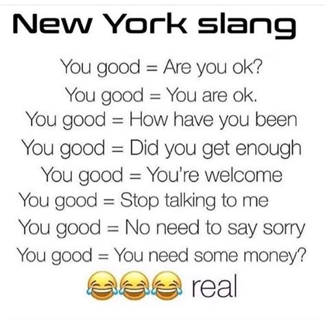 New York Slang : nyc