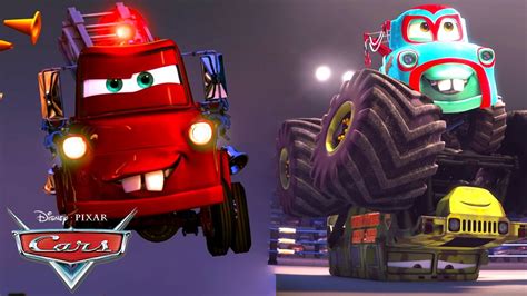 Tow Mater vs. The Ice Cream Monster Truck + More Cars Cartoons for Kids ...