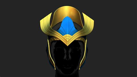 AJAK Crown - Salma Hayek Helmet - Eternals Movie 2021 3D Print Model by ...