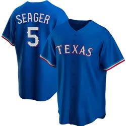 Texas Rangers Corey Seager Red Replica Youth Alternate Player Jersey S ...