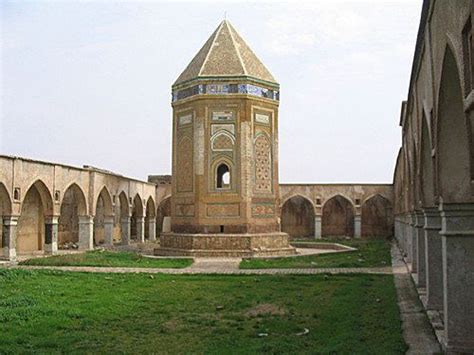 A red church inside Kirkuk Citadel