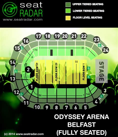 Odyssey Arena (Belfast) Fully Seated