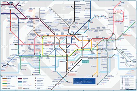 Map of the City of London, UK