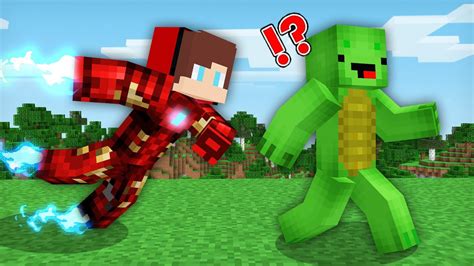 Mikey & JJ Became Iron Man in Minecraft Challenge (Maizen Mizen Mazien ...