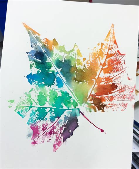 smART Class: Fall'n in Love With Leaf Printing