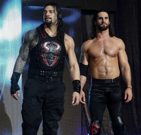 Roman Reigns and Seth Rollins | Roman reigns, Wwe superstar roman ...