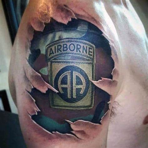 30 Classic Airborne Tattoos for Men