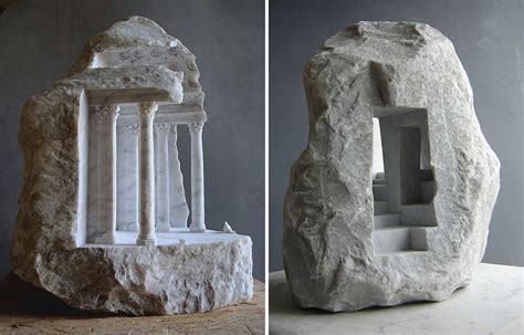 Sculptor Carves Realistic Architectural Sculptures Into Marble And ...