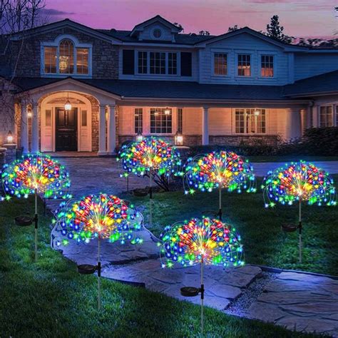 Christmas decorations Solar Garden Lights Outdoor Waterproof LED ...