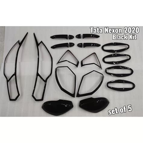 Buy Tata Nexon Black Combo Kit Accessories Online Shopping ...