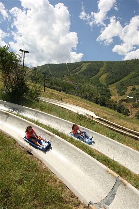 PCMR alpine slide | Park city mountain, Park city, Mountain resort