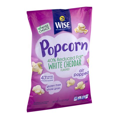 Wise White Cheddar Popcorn Nutrition Facts | Blog Dandk