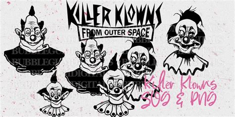 Killer Klowns From Outer Space SVG & PNG Shorty Art & Collectibles ...