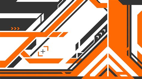 1280x1024 resolution | white, orange, and black illustration HD ...