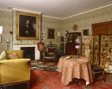 The Drawing Room at Carlyle's House, 24 Cheyne Row, London, the home of ...