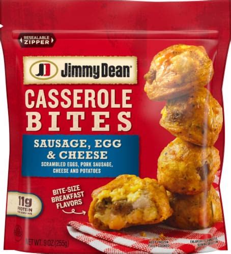 Jimmy Dean® Sausage Egg & Cheese Casserole Bites, 9 oz - Fred Meyer