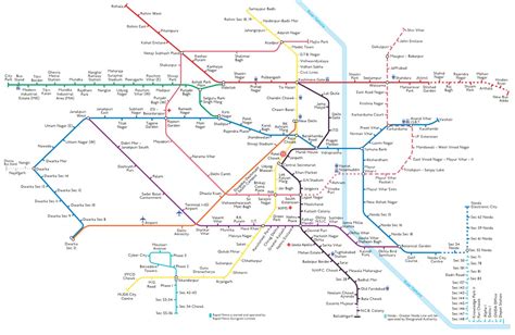 Dilshad Garden To Rithala Metro Map | Fasci Garden