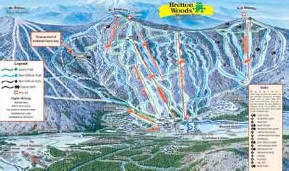 Bretton Woods trail map, Bretton Woods ski map, Bretton Woods snowboard map