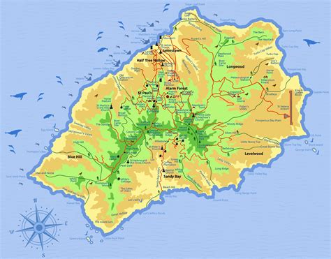 Maps of St Helena | Saint Helena Island Info: All about St Helena, in ...