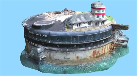 No Man's Fort, Solent, England - Buy Royalty Free 3D model by LibanCiel ...