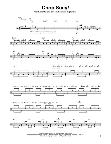 Chop Suey! | Sheet Music Direct