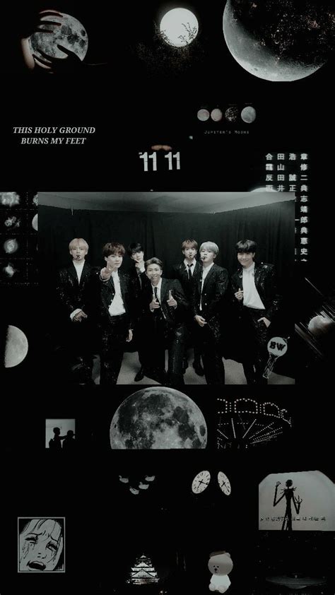 BTS Aesthetic Dark Black Wallpapers - Wallpaper Cave