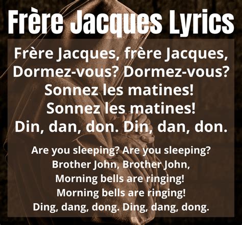 Frère Jacques song and lyrics