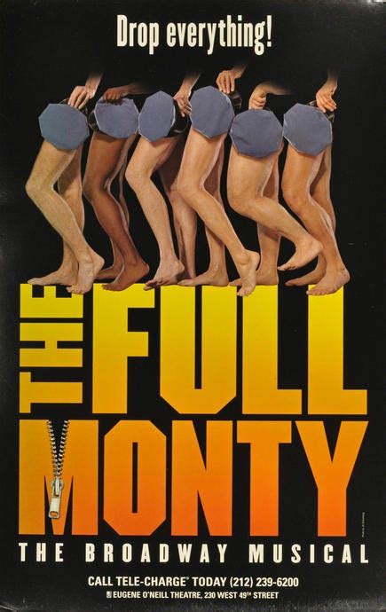 THE FULL MONTY. October 26, 2017: Theatre Yesterday and… | by Ron ...