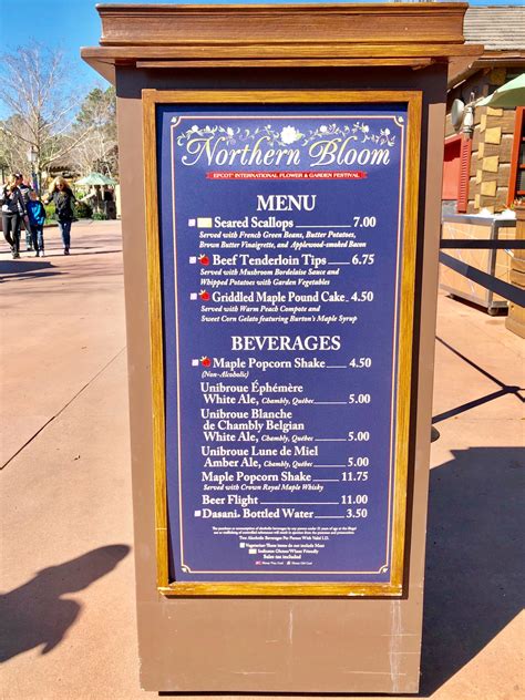 Fresh Epcot: The Menu Boards of the Epcot International Flower & Garden ...