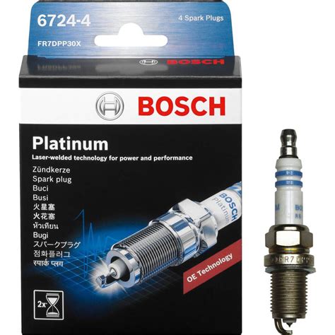 Bosch Platinum Spark Plug - 6724-4, 4 Pack | Supercheap Auto New Zealand