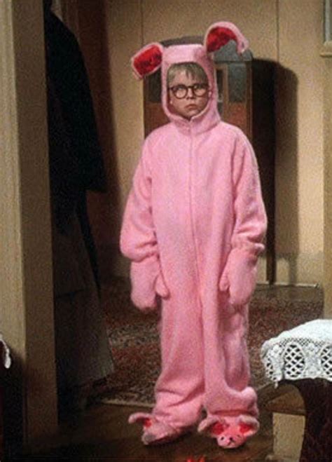 Christmas Story Animated Side Stepper Ralphie Pink Bunny Suit He Works ...