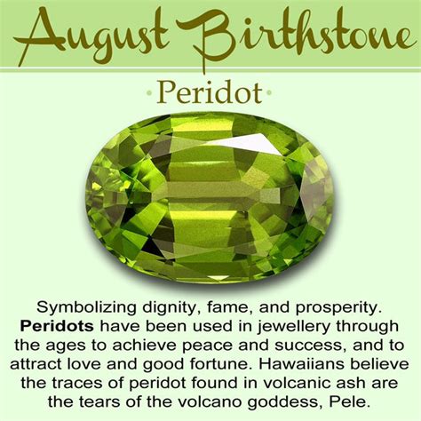 August Birthstone of the Month- Peridot – Carters Jewellers Northern BC