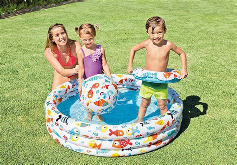 INTEX Kids Children Toddler Swimming Outdoor Garden Pools Water Splash ...