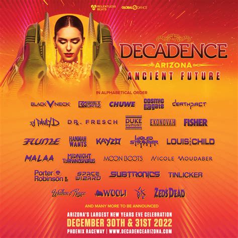 Decadence Arizona NYE 2023 Lineup | Shralpin Shralpin