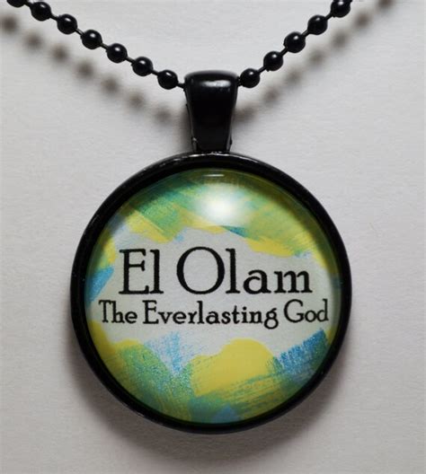 El Olam The Everlasting God Pendant Necklace C L Murphy | Etsy